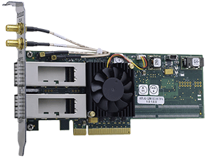 Myricom 10 Gigabit Ethernet Adapter with two SFP+ Network Ports and Myricom DBL Software - Part ID: 10G-PCIE3-8D-2S+DBL