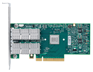Mellanox ConnectX-3 VPI InfiniBand Adapter Card, Dual-Port QSFP FDR IB (56Gb/s) and 40/56GbE - Part ID: MCX354A-FCBT