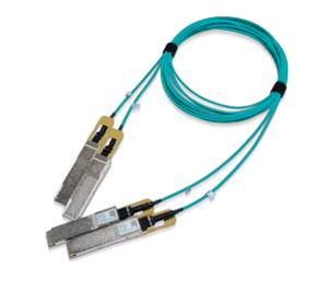 Mellanox Active Optical Cross Connect Splitter H-Cable, IB HDR 2x200Gb/s to 2x200Gb/s, 2xQSFP56 to 2xQSFP56, 10 meters, Part ID: MFS1S90-H010E