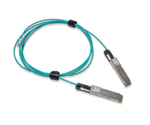 NVIDIA VCSEL-based Active Fiber Cable, 200Gb/s VPI (IB HDR & 200GbE), QSFP56, 130 meters, Part ID: MFS1S00-H130V