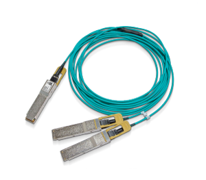 NVIDIA Active Optical Splitter Cable, IB HDR 200Gb/s to 2x100Gb/s, QSFP56 to 2xQSFP56, 5 meters, Part ID: MFS1S50-H005V