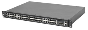 Quanta T1048-LY4A 48-Port 1GbE + 2-Port 10GbE Switch - AC PSU - Back to Front Air Flow - Part ID: 1LY4AZZ0ST1