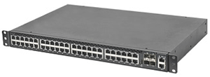Quanta T1048-LY4B 48-Port 1GbE + 4-Port 1GbE Switch - AC PSU - Back to Front Air Flow - Part ID: 1LY4AZZ0ST5