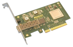 Myricom 10 Gigabit Ethernet Adapter with one SFP+ Network Port and DBL3 Software - Part ID: 10G-PCIE-8B-S+DBL3