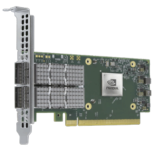 Mellanox ConnectX-6 DX Dual Port 50Gb Ethernet Adapter Card - PCIe 4.0 x16, Crypto, No Secure Boot - Part ID: MCX623102AE-GDAT