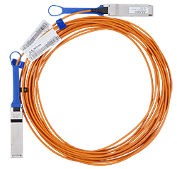 Mellanox Active Fiber Cable, Ethernet, 40GbE, 40Gb/s, QSFP, 3 meters, Part ID: MC2210310-003