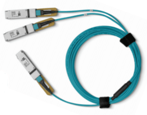 Mellanox Active Optical Splitter Cable, Ethernet, 100GbE to 2x50GbE, QSFP28 to 2xQSFP28, 3 meters, Part ID: MFA7A20-C003