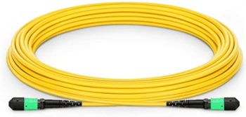 NVIDIA Single-Mode Passive Fiber Cable, SMF, MPO12 APC to MPO12 APC, 7 meters, Part ID: MFP7E30-N007
