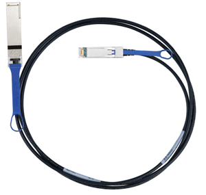 Mellanox Passive Copper Hybrid Cable, Ethernet, 10GbE, 10Gb/s, QSFP to SFP+, 3 meters, Part ID: MC2309130-003