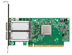 Mellanox ConnectX-4 VPI Dual Port FDR 56Gb/s InfiniBand Adapter Card, PCIe 3.0 x16 - Part ID: MCX456A-FCAT