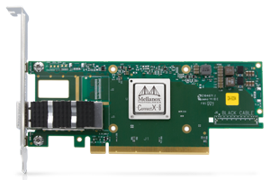 Show product details for Mellanox ConnectX-6 VPI Single Port HDR100 100Gb/s InfiniBand & Ethernet Adapter Card, PCIe 3.0/4.0 x16 - Part ID: MCX653105A-ECAT