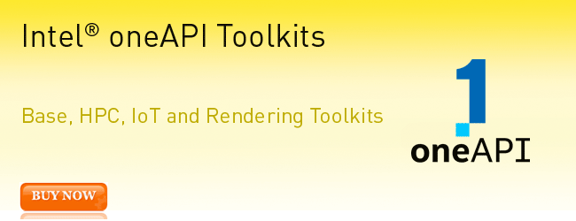 Intel oneAPI Toolkits - Base, HPC, IoT and Rendering Toolkits